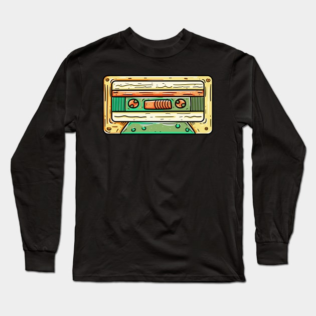 Colorful old mixtape Long Sleeve T-Shirt by Dzulhan